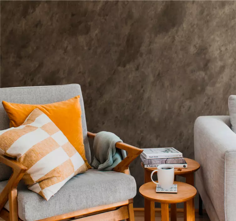 Brown rustic stone pattern vinyl print decal - TenStickers