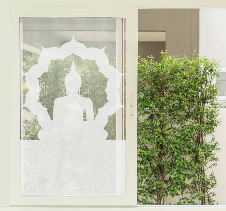Buddha window film - TenStickers