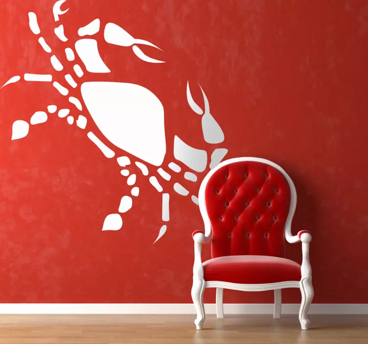 Cancer Star Sign Wall Sticker - TenStickers