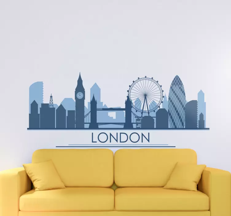 Characteristic buildings of London london decal - TenStickers