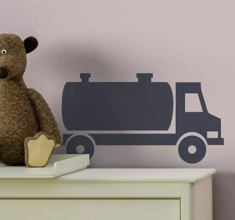 Classic Truck Silhouette vehicle sticker - TenStickers