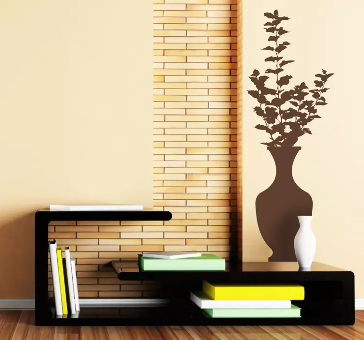 Classic Vase Wall Sticker - TenStickers