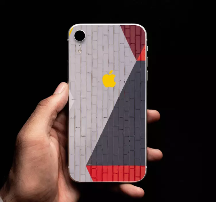 Colorful abstract art design iPhone decal - TenStickers