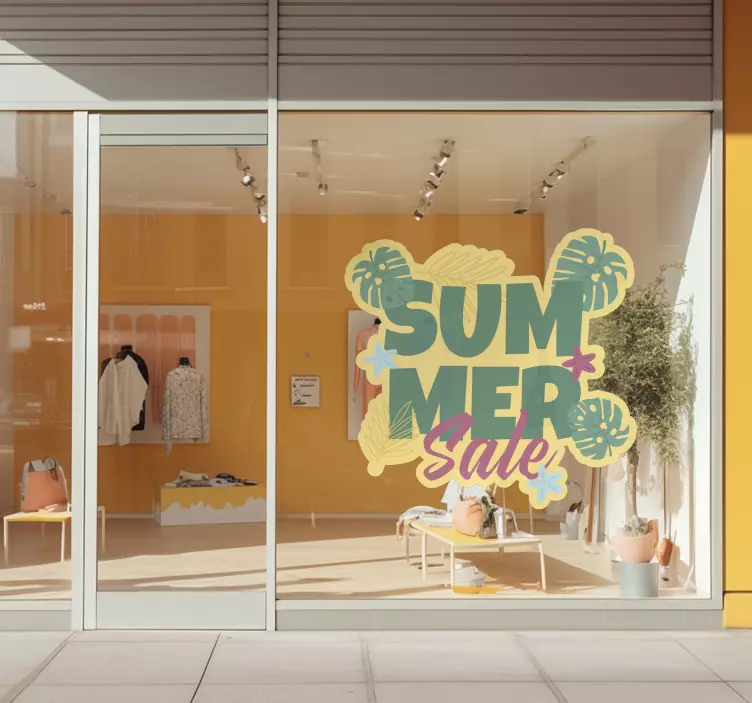 Colorful Summer Sale A bright and vibrant sale to enjoy during th - TenStickers