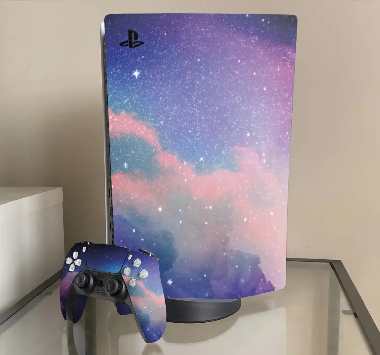 COSMIC CLOUD PATTERN PS5 skin - TenStickers