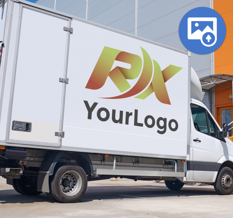 Business logo van sticker - TenStickers