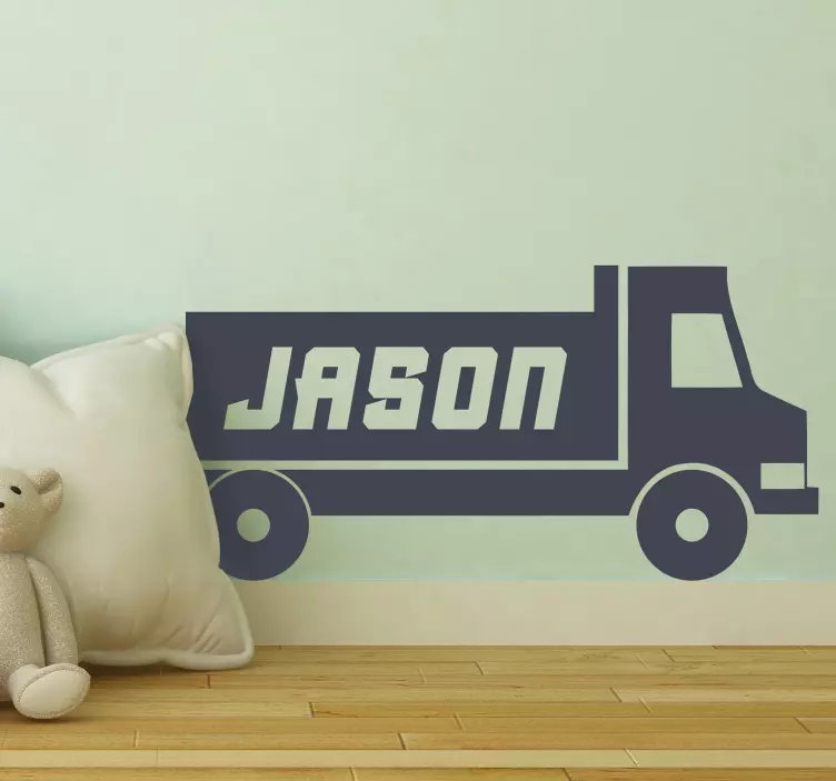 Custom Truck Design wall sticker - TenStickers