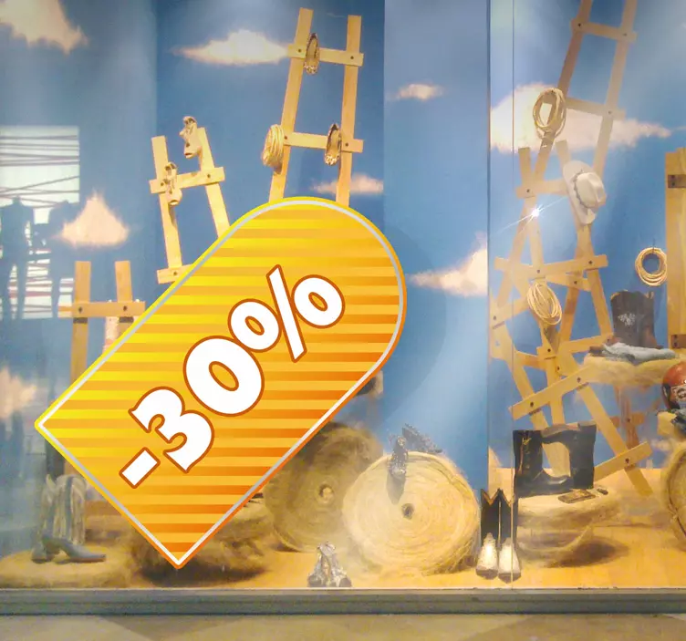 Customisable Yellow Label Sticker - TenStickers