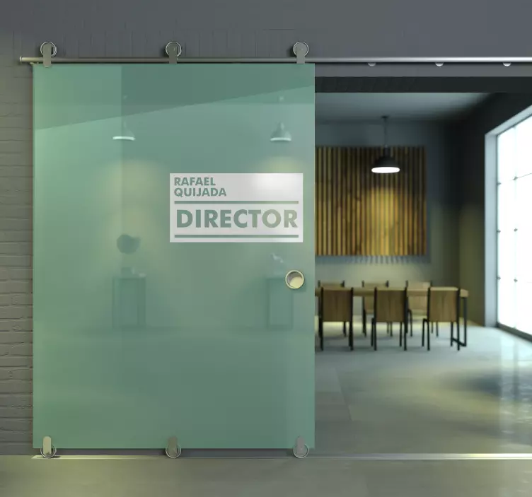 Customizable cargo door sticker - TenStickers