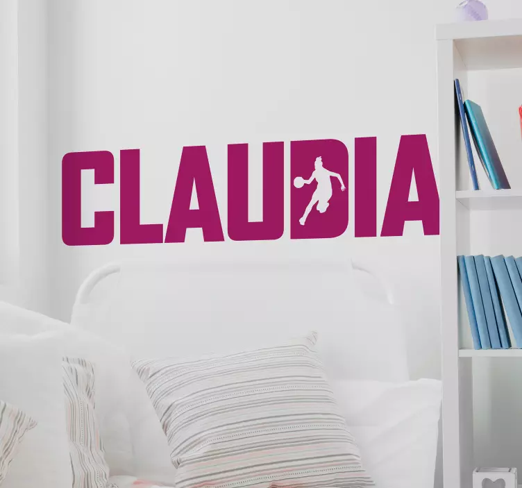 CUSTOMIZABLE NAME DESIGN football sticker - TenStickers