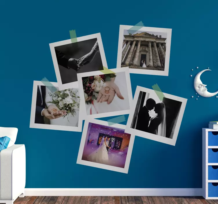 Customizable with your image wedding sticker - TenStickers