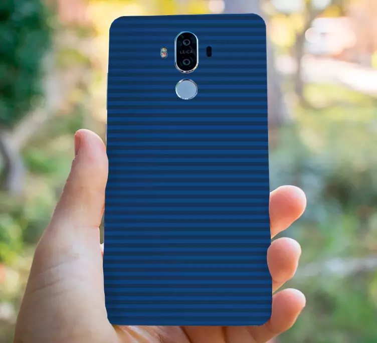 Dark blue colour with stripes huawei decal - TenStickers
