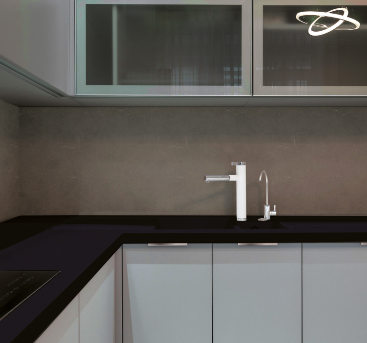 Dark stone effect kitchen wall sticker - TenStickers