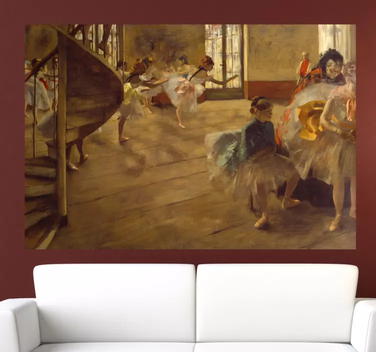 Degas Painting Sticker - TenStickers