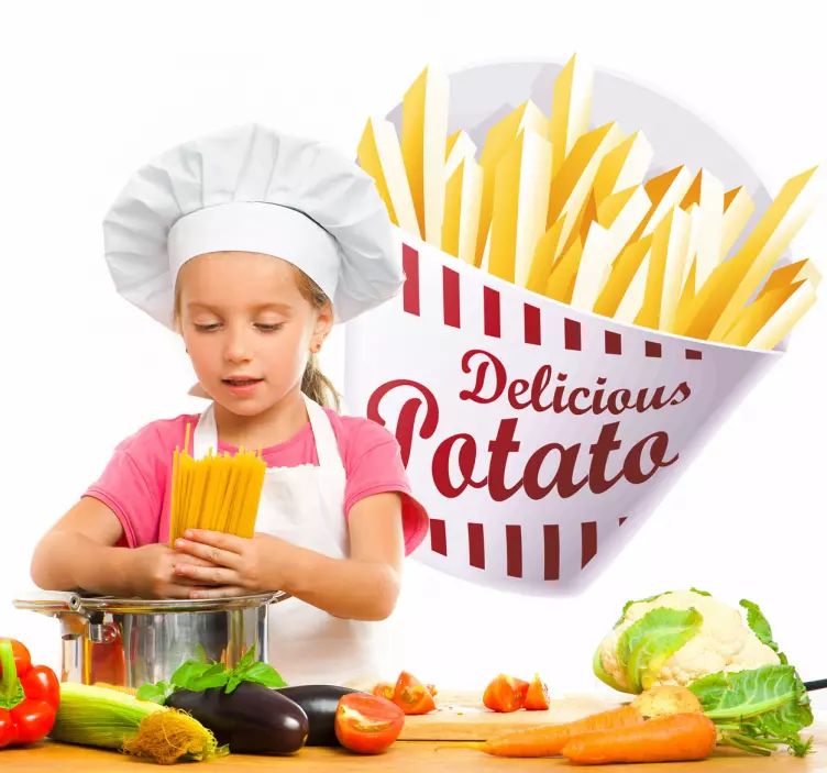 Delicious Fries - TenStickers