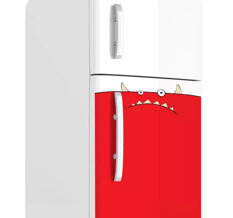 Demon Fridge Sticker - TenStickers