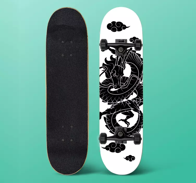 Dragon Skateboard Graphic wall sticker - TenStickers