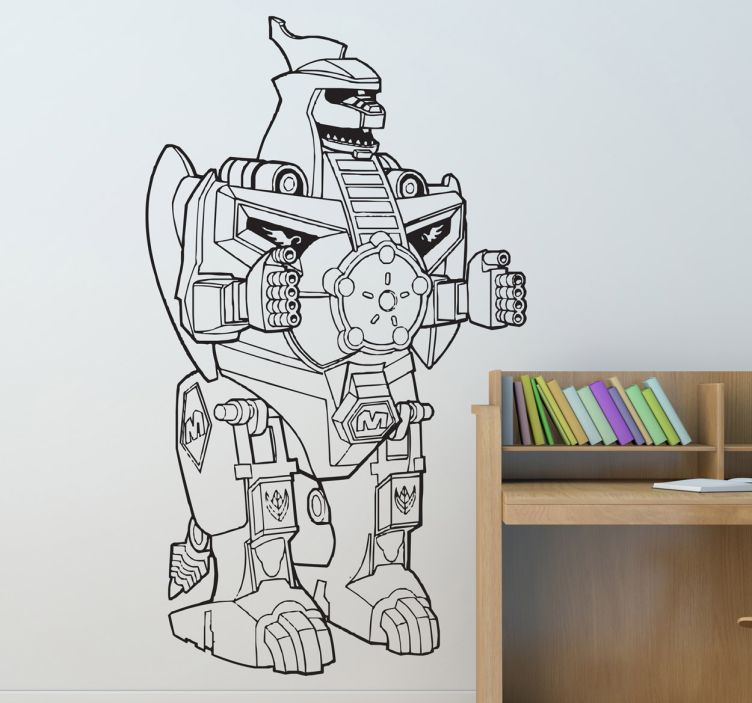 Dragonzord Power Ranger kids sticker - TenStickers