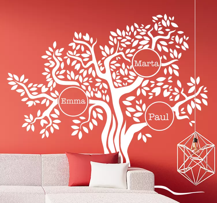 Family Tree Design wall sticker - TenStickers