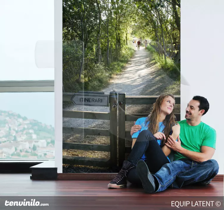 Footpath Wall Sticker - TenStickers