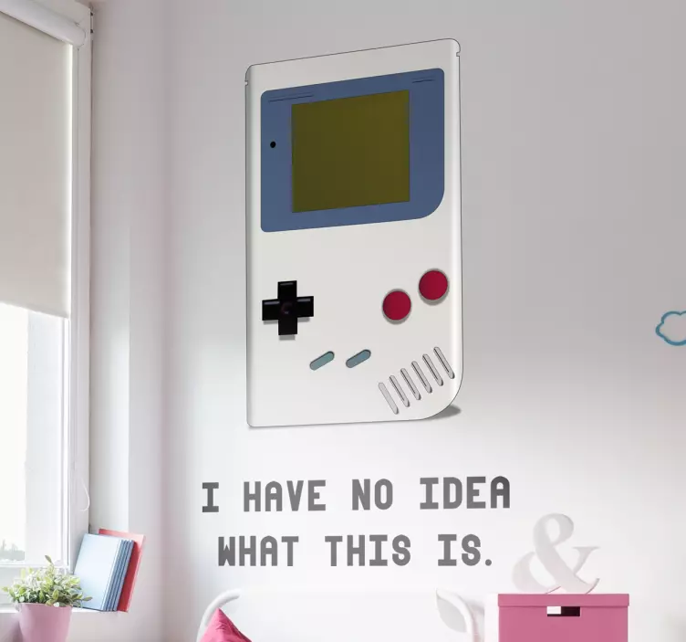 Game Boy Wall Sticker - TenStickers