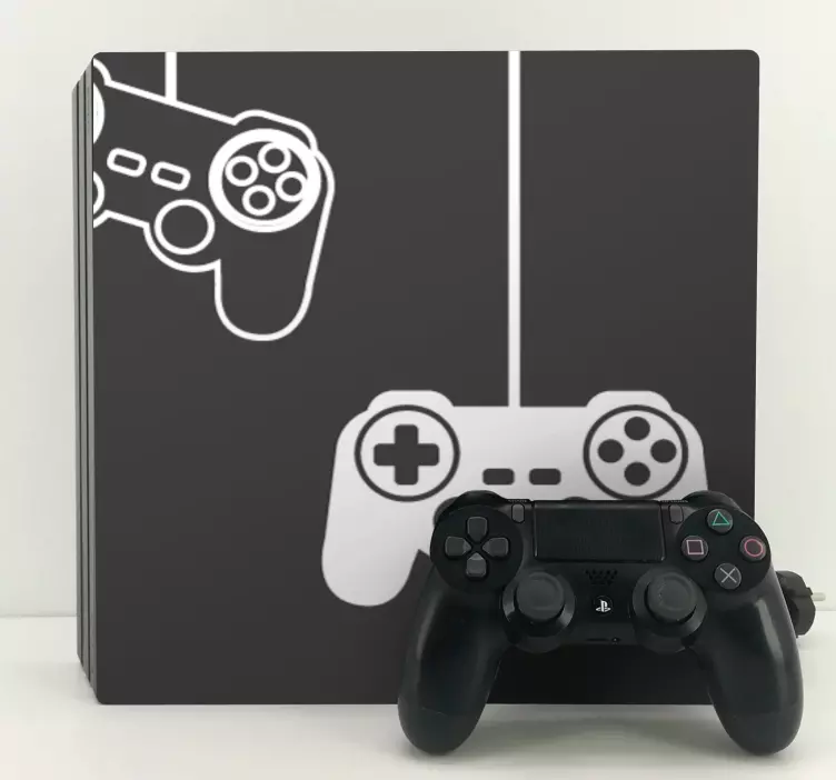 Game controllers motif PS4 skin - TenStickers
