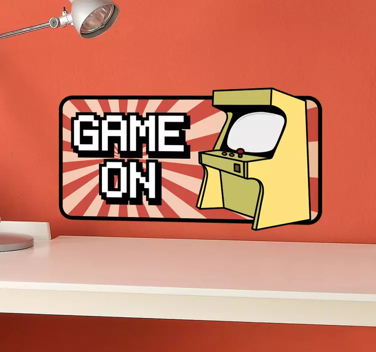 Game On Wall Sticker - TenStickers