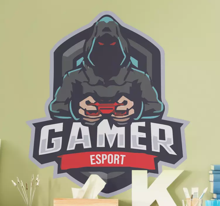 Gamer esport emblem wall sticker - TenStickers
