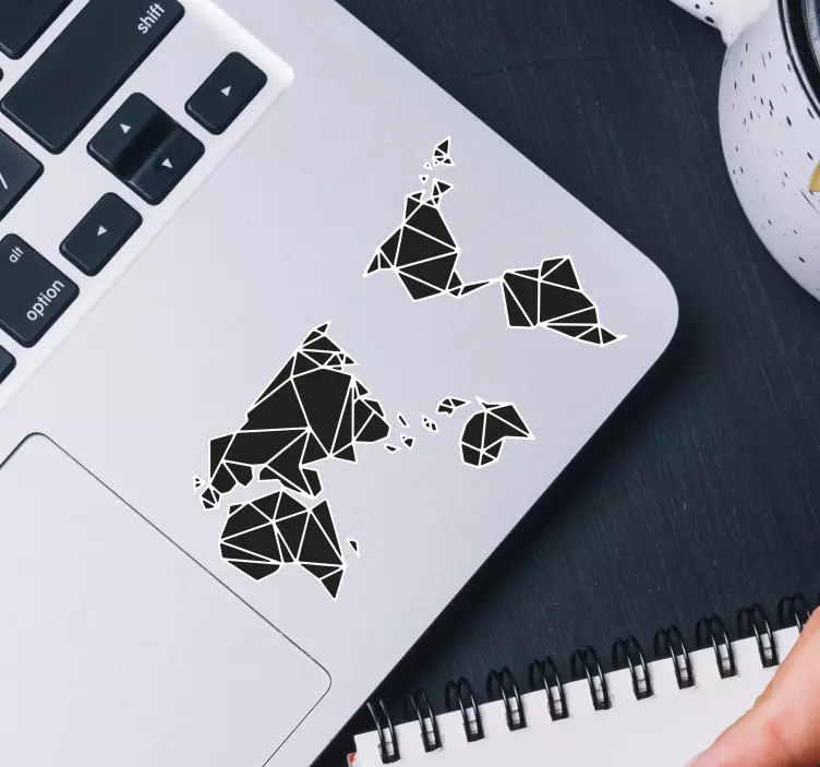 Geometric keyboard laptop skins - TenStickers