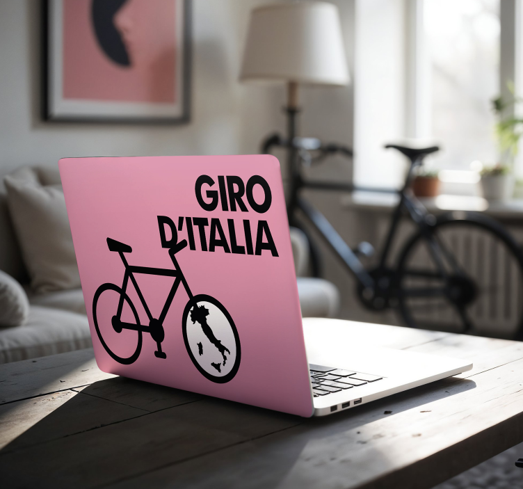 "Giro d'Italia" icon laptop skin - TenStickers