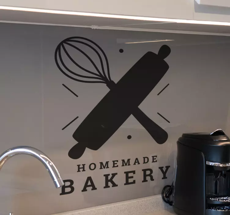 HOMEMADE BAKERY cuisine wall sticker - TenStickers