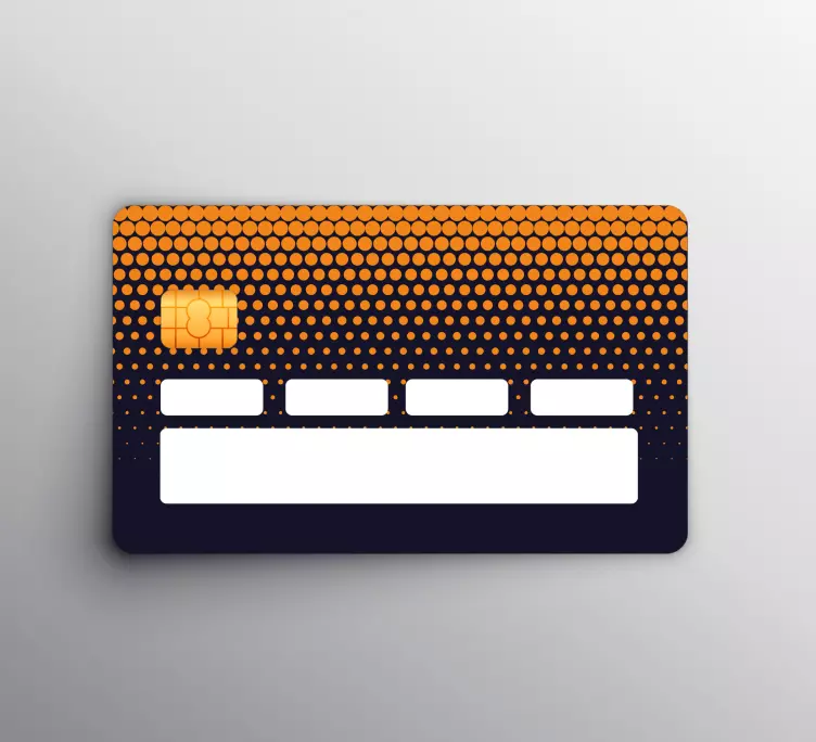 Honeycomb pattern credit card sticker - TenStickers