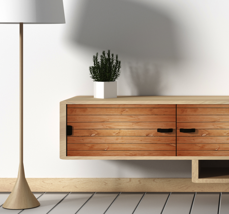 Imitation parquet furniture sticker - TenStickers