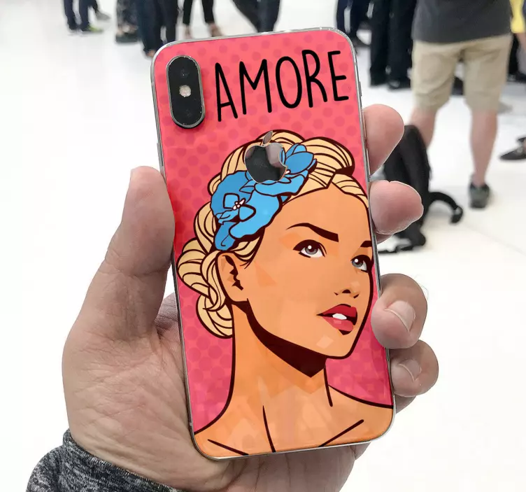 Iphone sticker feminine expression of love - TenStickers