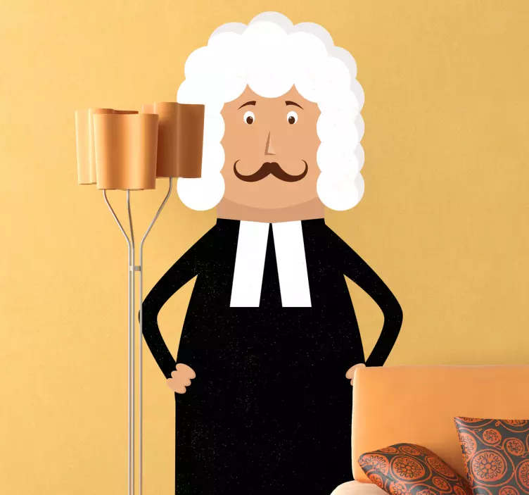 Judge Wall Sticker - TenStickers