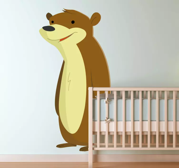 Kids Friendly Bear Wall Sticker - TenStickers