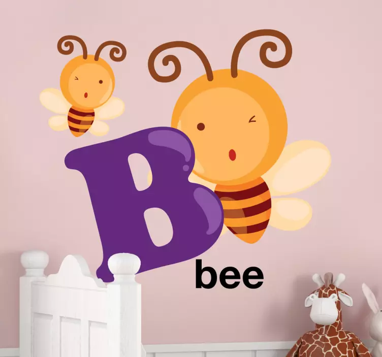 Kids Letter B Sticker - TenStickers