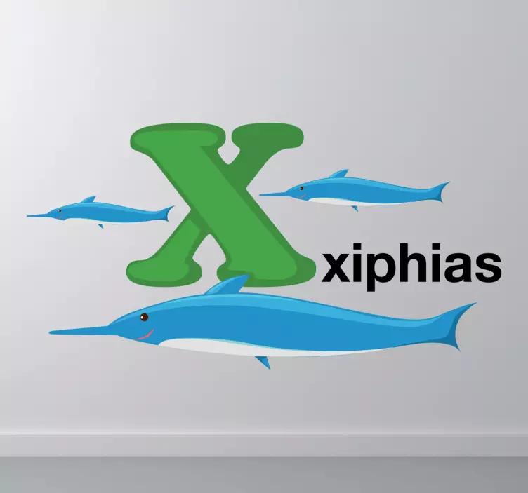 Kids Letter X Sticker - TenStickers