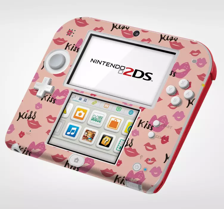 Kisses Nintendo Skin Sticker - TenStickers