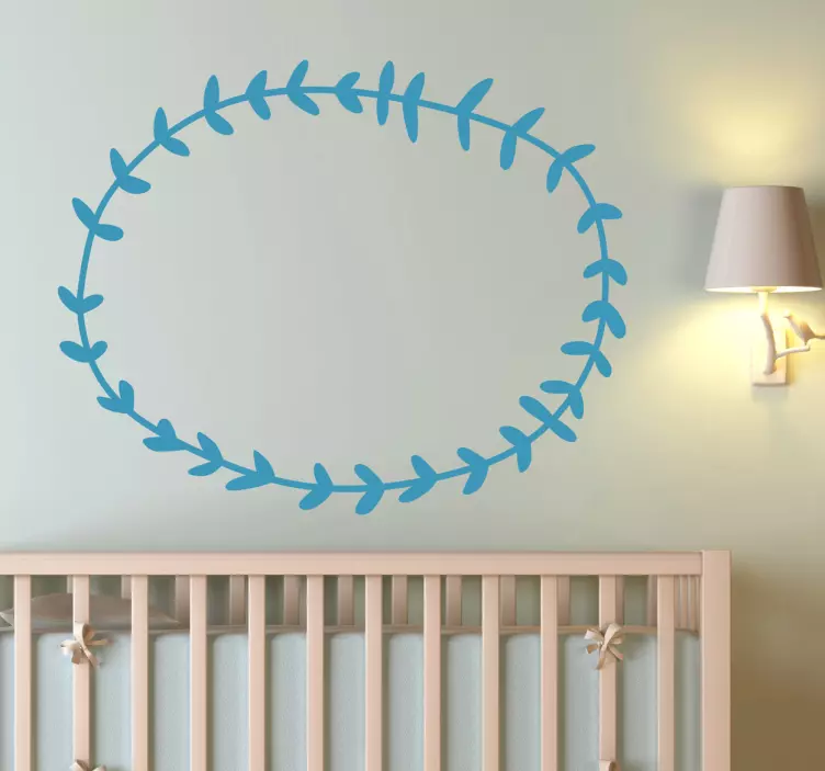 Laurel Leaves Wall Sticker - TenStickers