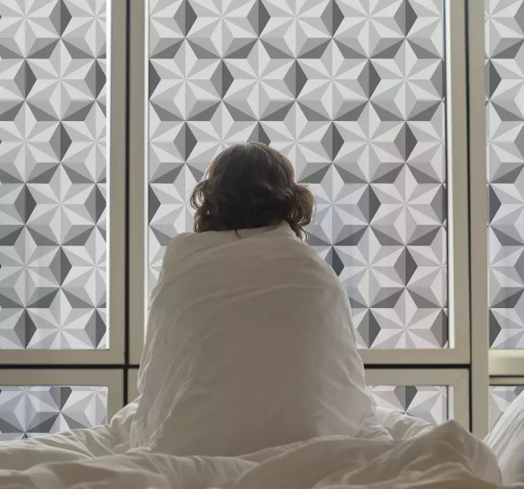 Location sticker geometric patterned panels - TenStickers