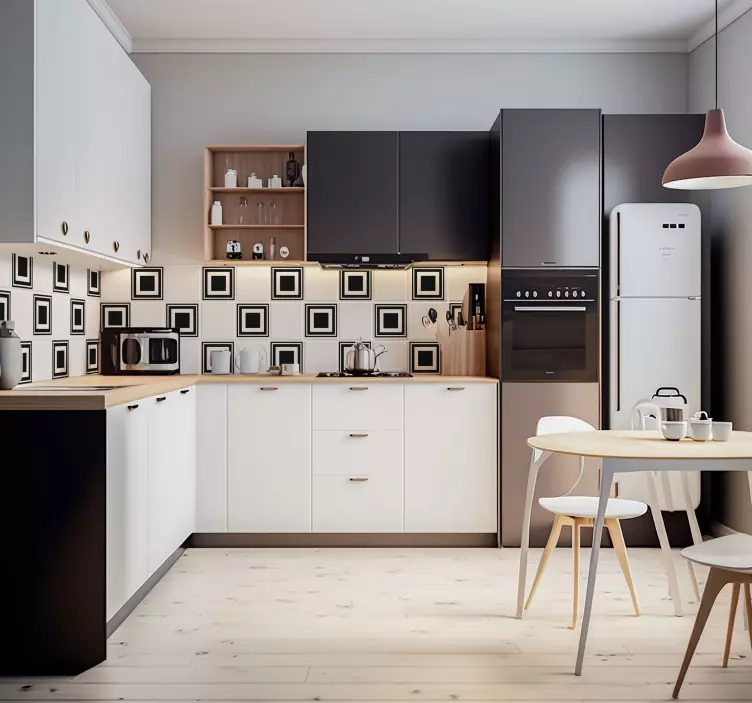 Los cuadrados para azulejosSquares for Tiles square sticker - TenStickers