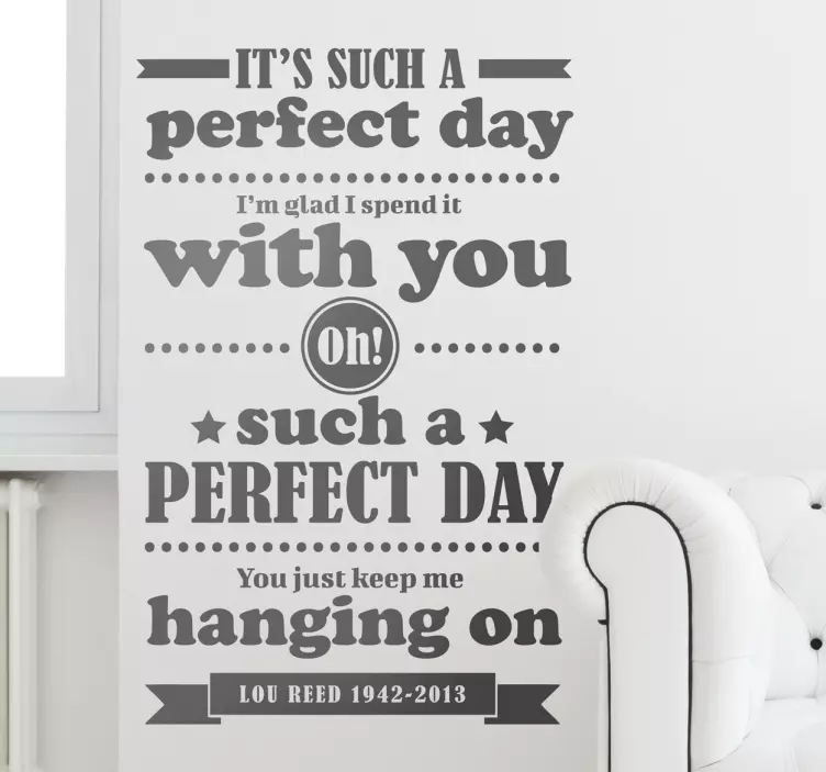 Lou Reed Musical Sticker - TenStickers