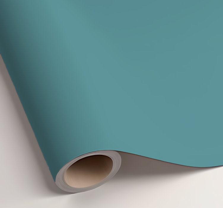 Matte Dark Turquoise plain sticker - TenStickers