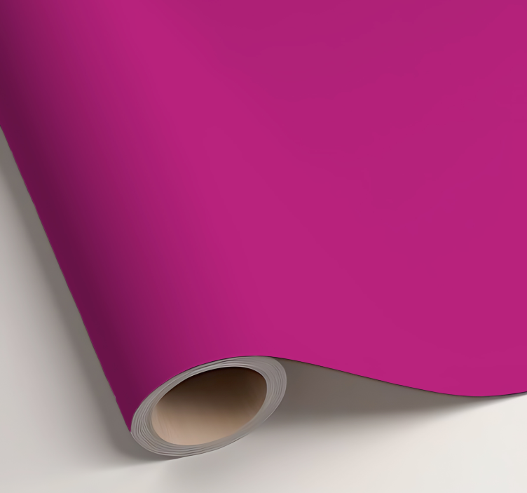 Matte Hot Pink plain sticker - TenStickers