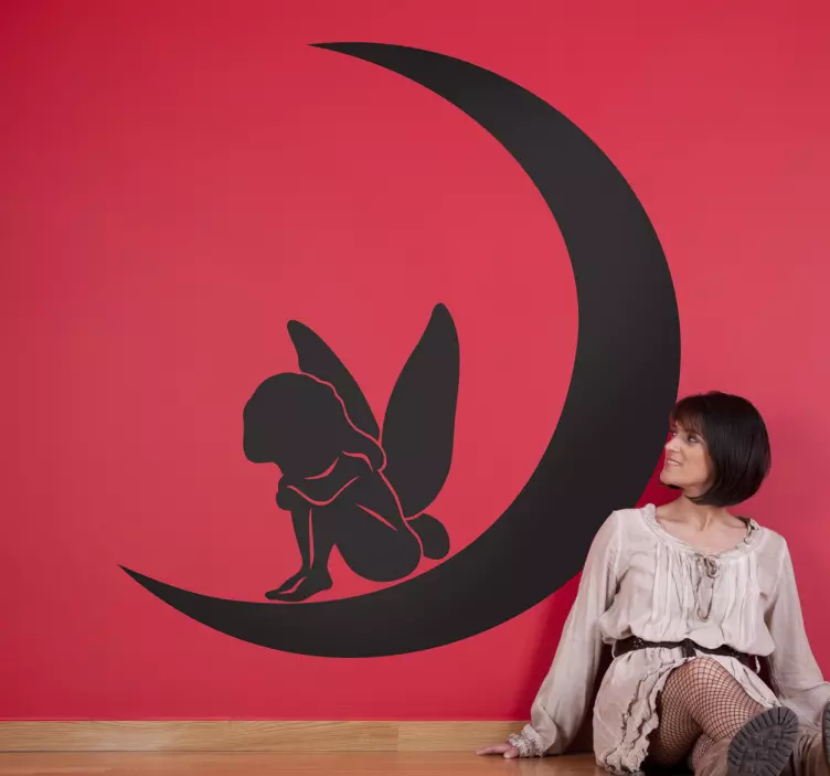 Night Fairy Wall Sticker - TenStickers