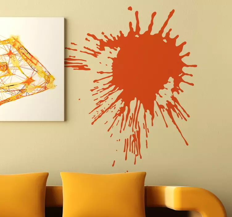 Paint Splash Sticker - TenStickers