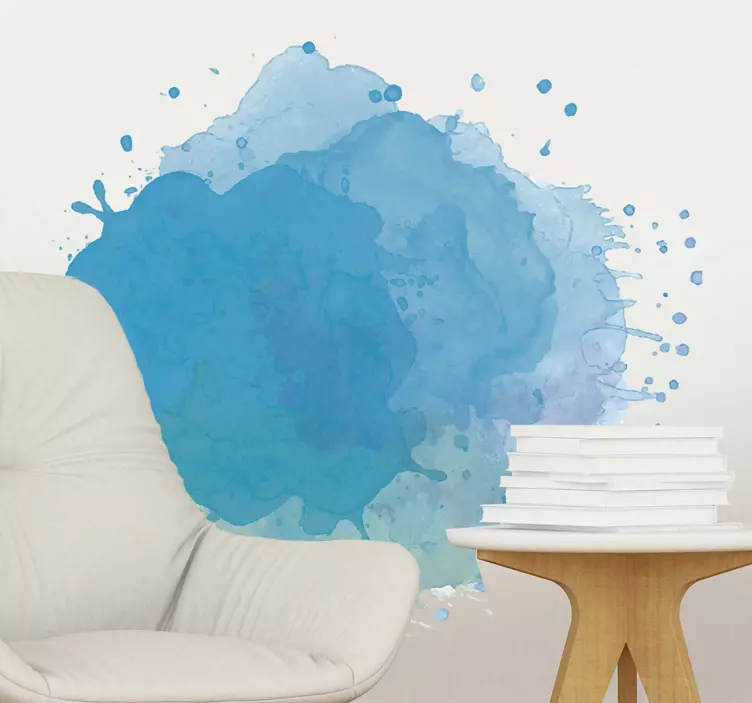Paint Splash Wall Sticker - TenStickers