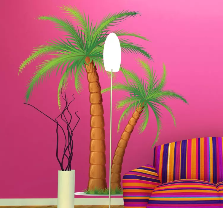 Palm Trees Wall Sticker - TenStickers