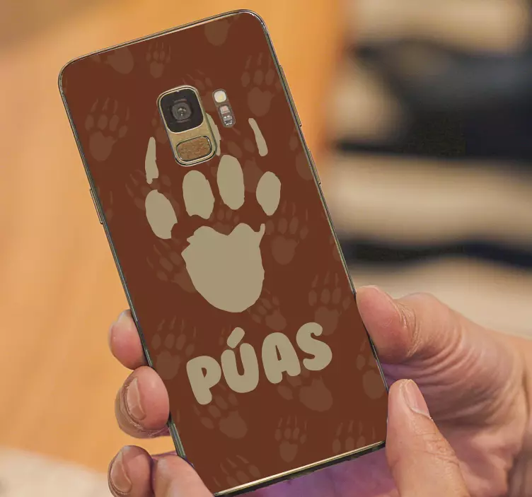 PAW PRINT PERSONALIZED DESIGN Samsung stickers - TenStickers